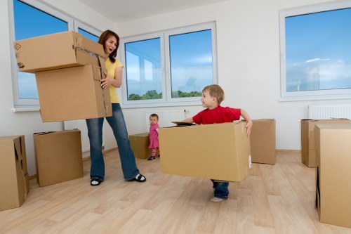 Experienced team members preparing for a move